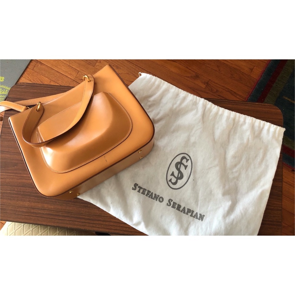Mustard yellow Stefano Serapian Handbag